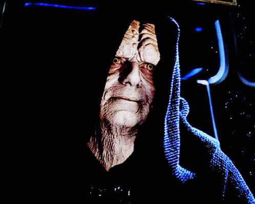 Palpatine saying 'Master'